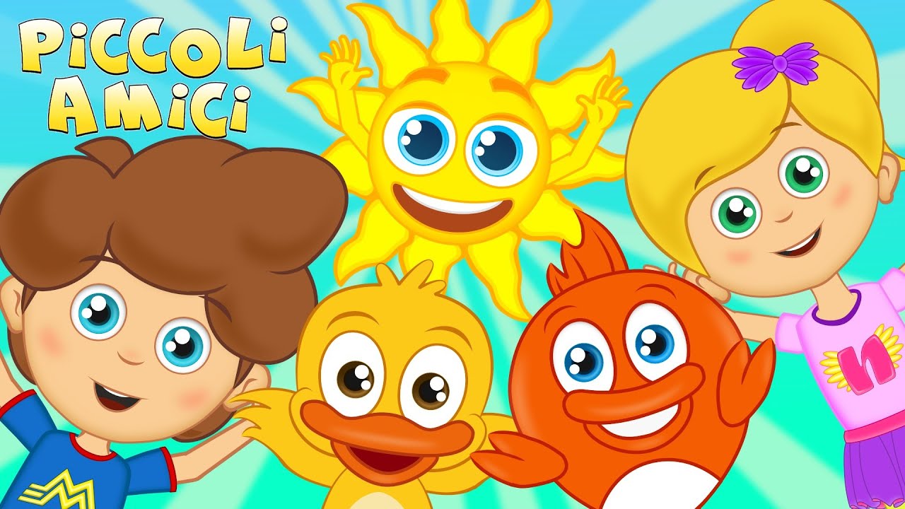 Buongiorno canzone | Canzoni per Bambini con Piccoli Amici