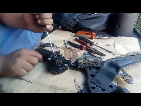 Toyota Corolla GLI Power Window Motor Repair Rear Left Door