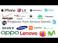 Ringtones From Famous Brands Smartphone Ringtones