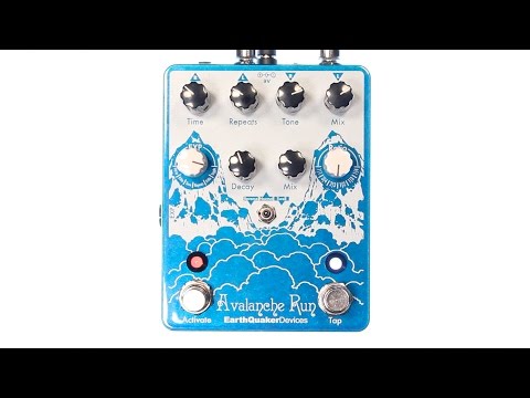 EarthQuaker Devices Avalanche Run Stereo Delay and Reverb Demo
