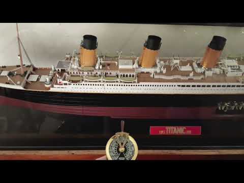 Titanic hachette agora models final show case in the display case part 1