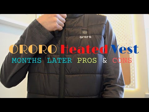 Months Later Review (Pros & Cons) | ORORO Heated Vest