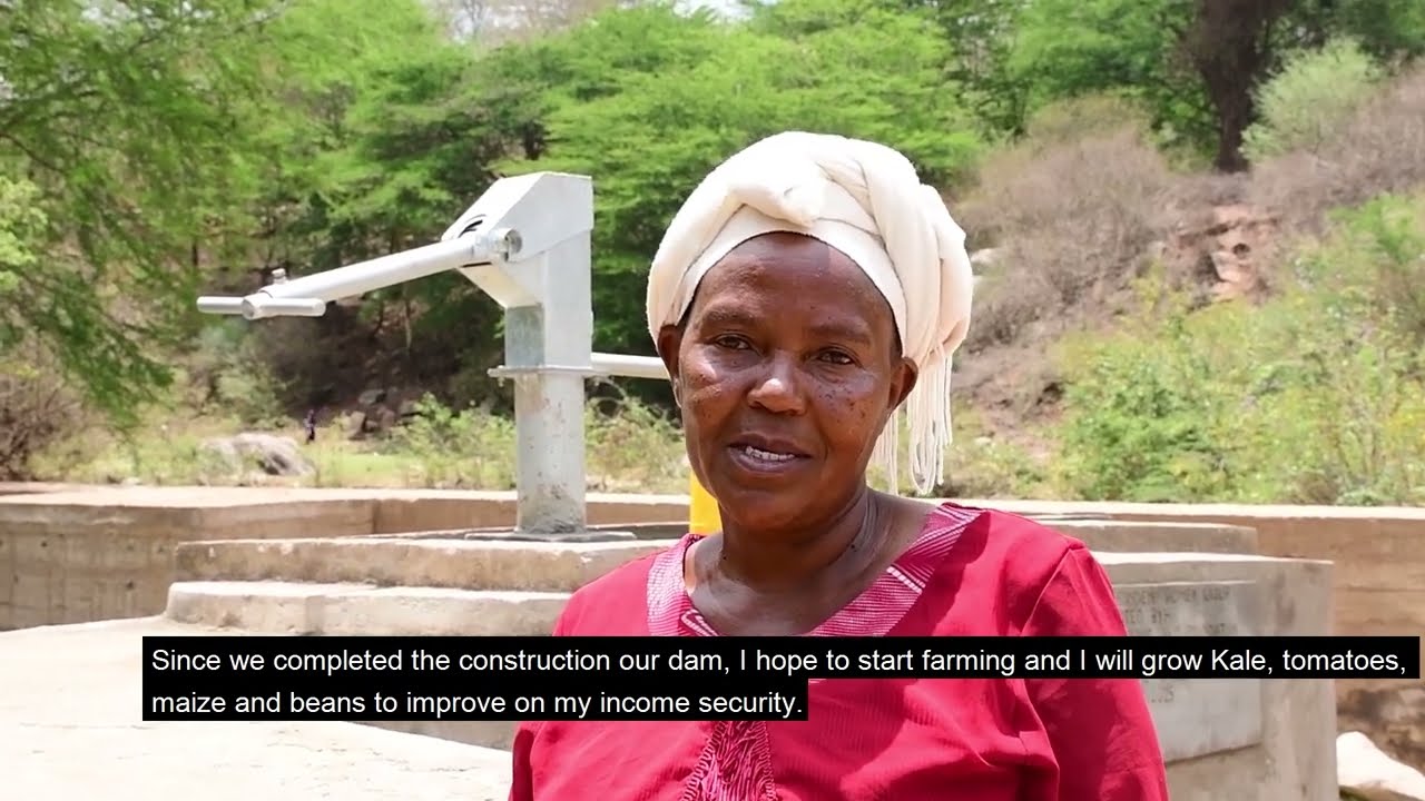Ann Paul - growing food and making income thanks to a sand dam