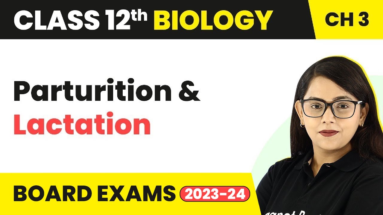 Class 12 Biology Chapter 3 | Parturition & Lactation -  Human Reproduction CBSE/NEET (2022-23)