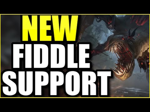 (WORLD'S FIRST) FIDDLESTICKS SUPPORT FULL GAMEPLAY! | FIRST FULL MATCH OF THE *NEW* CHAMPION REWORK