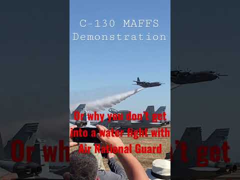 C-130 MAFFS Demo #shorts