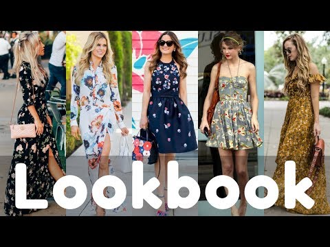 Trendy Summer Floral Dresses Lookbook 2018 | Summer...