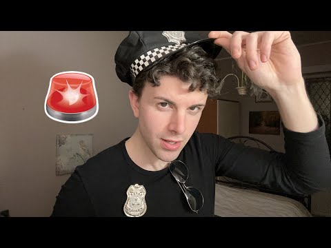 Massimo the Police Officer Has a Crush on You - ASMR ROLEPLAY