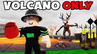I Survived 99 Nights ONLY in the VOLCANO Biome!