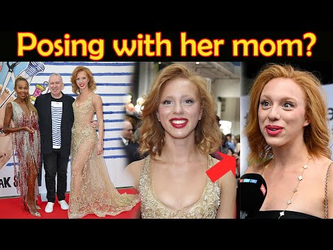 Anna Ermakova, 23, who looks like model Boris Becker, with Angela and Jean Paul Gaultier in Munich.