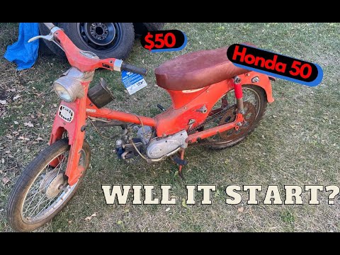 Will it Start? $50 Honda 50 Super Cub