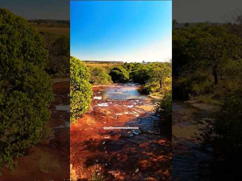 Ribeirão das Perdizes em Baliza/GO #goias #drone #interiordegoias #turismo #cachoeira #baliza