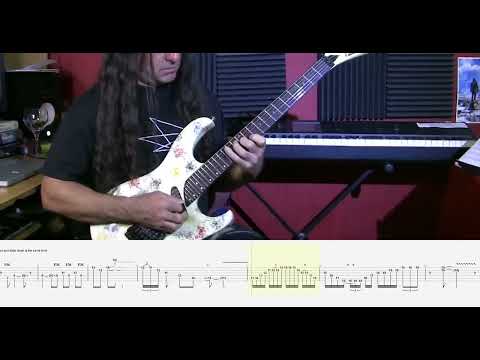 INSANE phrasing! 😱 | Death - Perennial Quest Solo by Bobby Koelble | Guitar transcription with TABS