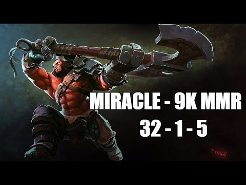 Miracle - AXE ( Patch 6.88 ) - 9000MMR , DOTA 2