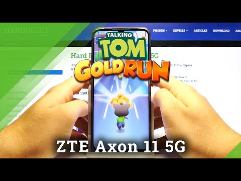 How Talking Tom Gold Run works on ZTE Axon 11 5G - Check Gaming Performance