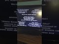 Closing To James And The Giant Peach 1996 VHS