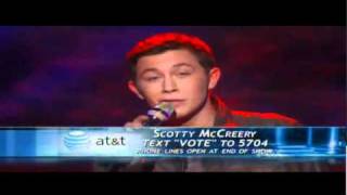 Scotty McCreery - I Cross My Heart - American Idol Top 8 - 04/13/11