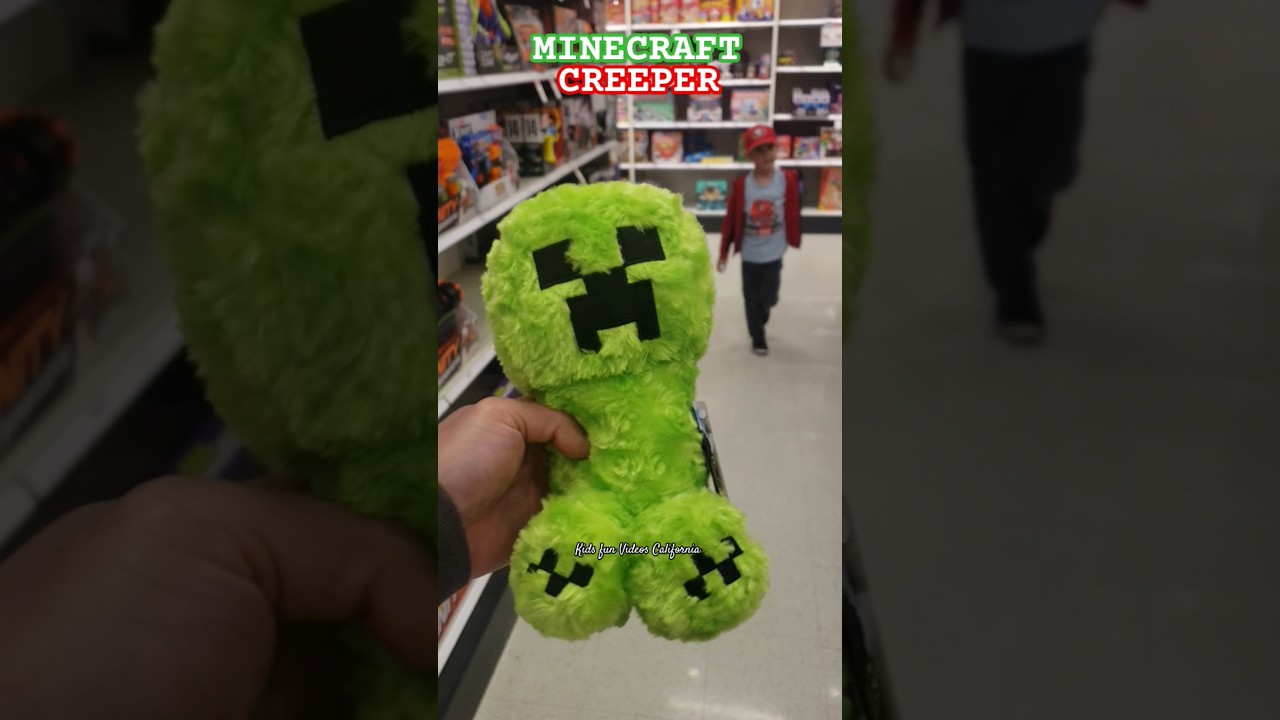 Minecraft Creeper plush toy #minecraft #toys #plush #creeper