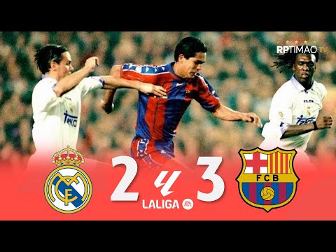 Real Madrid 2 x 3 Barcelona ● La Liga 97/98 Extended Goals & Highlights ᴴᴰ