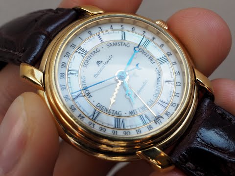 1990-1999 Maurice Lacroix Masterpiece 5 Zeiger (5 hands) full calendar ref. 27294