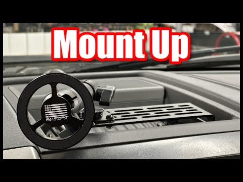 BuiltRight Industries Dash Mount | Bulletpoint Mounting Solutions Phone Mount F-150 Install