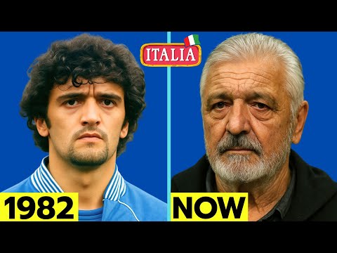 Italy 🇮🇹 World Cup 1982 Squad ⚽ Then and Now