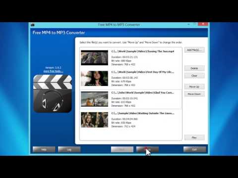 How to Convert MP4 to MP3 with Free MP4 to MP3 Converter Software