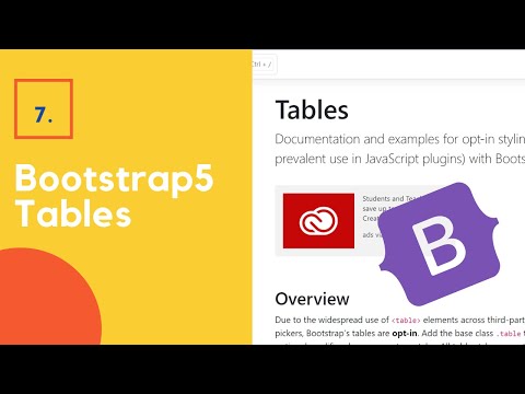 Everything about Bootstrap Tables