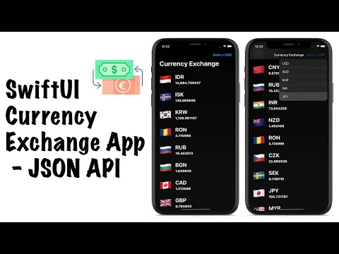 SwiftUI Currency Exchange App With JSON API - SwiftUI 2.0 Tutorials