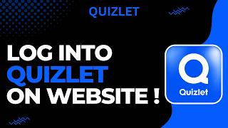 How to log into Quizlet account on website