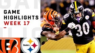 Bengals vs. Steelers Week 17 Highlights | NFL 2018