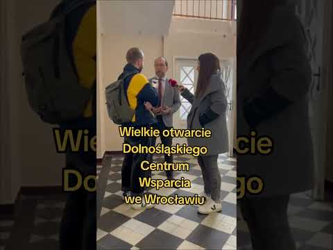 Otwarcie Dolnośląskiego Centrum Wsparcia we Wrocławiu #shorts