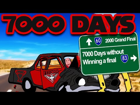 How the Essendon Bombers failed to win a final in 7000 Days | Road to 7000