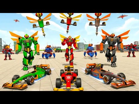Dragon Fly Robot Transform Games: Robot Car Game