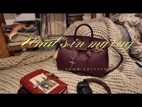 What's in my fall bag {highly requested asmr edition}