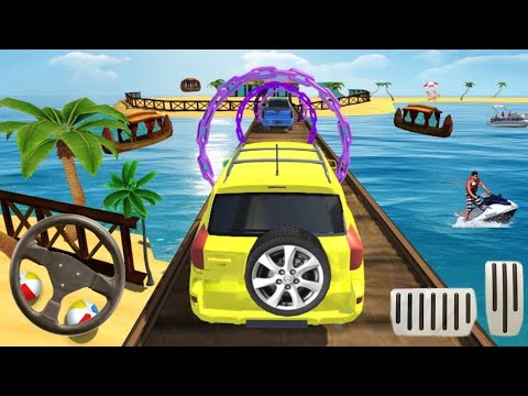 Water Surfer Car Floating Race - Android GamePlay