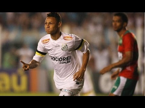 Santos 4 x 1 Portuguesa - Melhores Momentos - Brasileirão - 13/07/2013