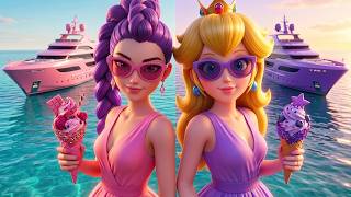 Download lagu Pink Rumi vs Purple Peach Summer Vacation | Animated  Croco Beat mp3