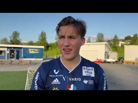 Intervju med Vestnes Varfjell spiller Tor-Bjarne Løvik Salte etter kampen mot Elnesvågen