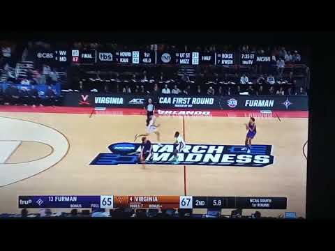 Furman VS. Virginia ending