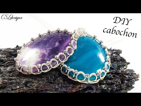 Regal wirework cabochon tutorial
