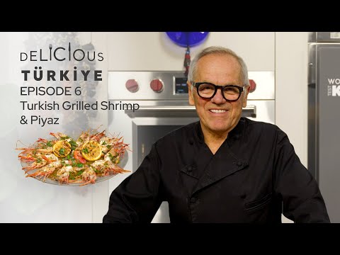 Turkish Grilled Shrimp & Piyaz - Delicious Türkiye with Wolfgang Puck #6