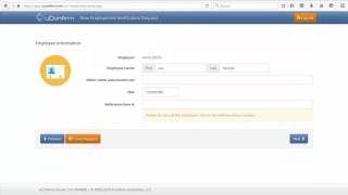 uConfirm employment and income verification service