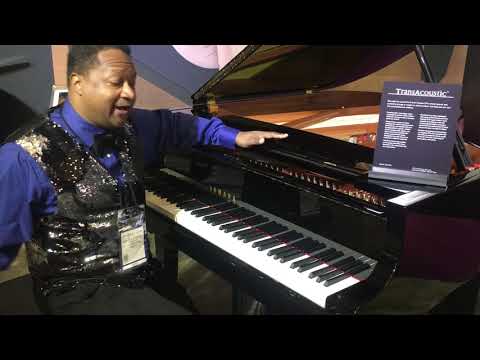 Kris Nicholson demonstrates a Yamaha C3X TA at Namm 2020