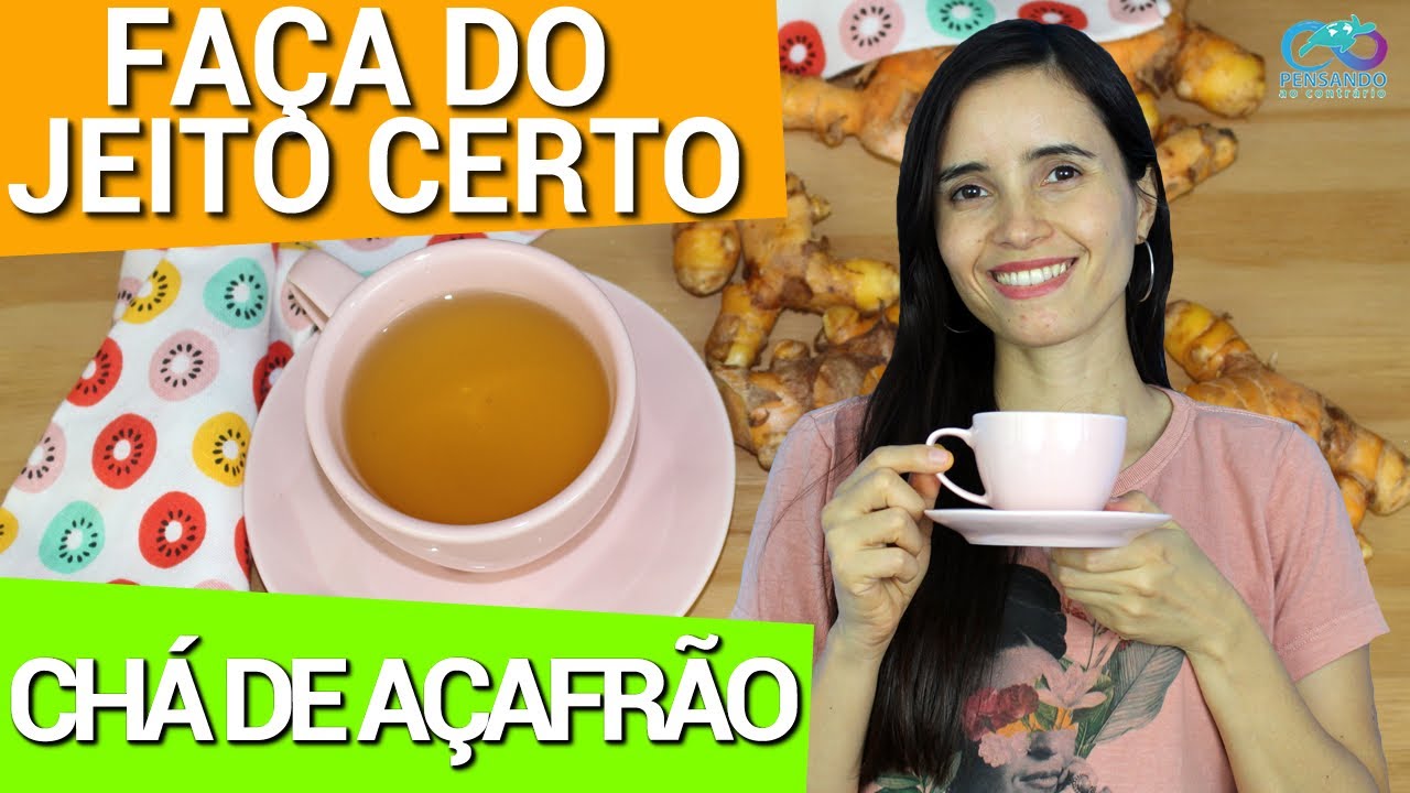 O VERDADEIRO CHÁ DE AÇAFRÃO E COMO FAZER CORRETAMENTE | FORTALECE A IMUNIDADE!