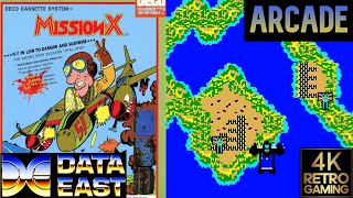 Mission X Arcade ( Data East 1982 ) 4k Gameplay