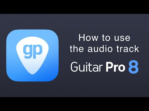 [Guitar Pro 8 tutorial] How to use the audio track