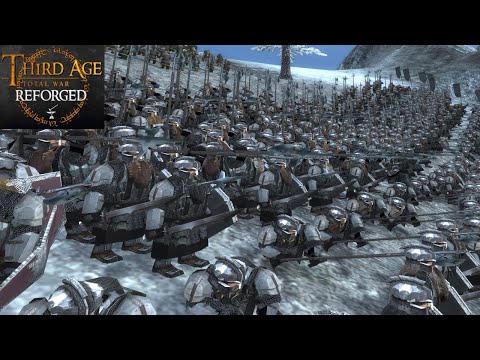 DWARF GOLD, INVASION OF EREBOR (Siege Battle) - Third Age: Total War (Reforged)
