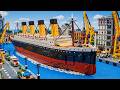 LEGO Titanic Arrives Safely In New York Stop Motion