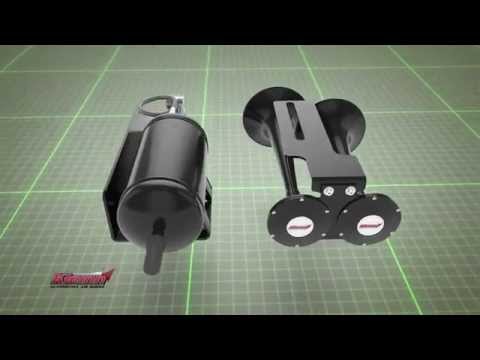 Bolt On Air Horn Systems For Jeeps 2007 & Up - Trail Blaster Jeep Kit